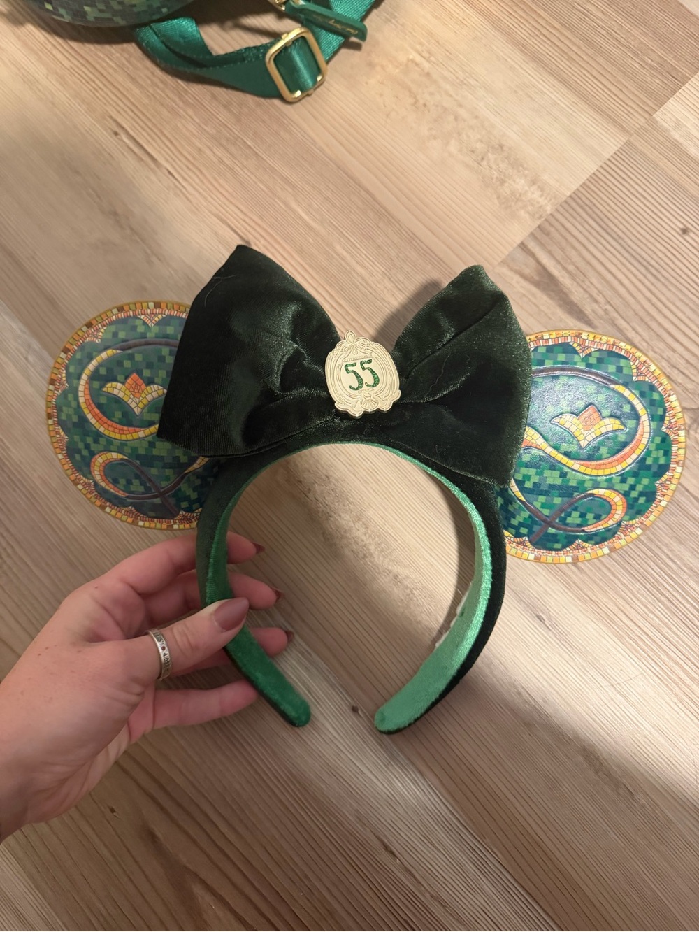 Disney Club 33 Loungefly Backpack with Matching Ears - Picture 5 of 7